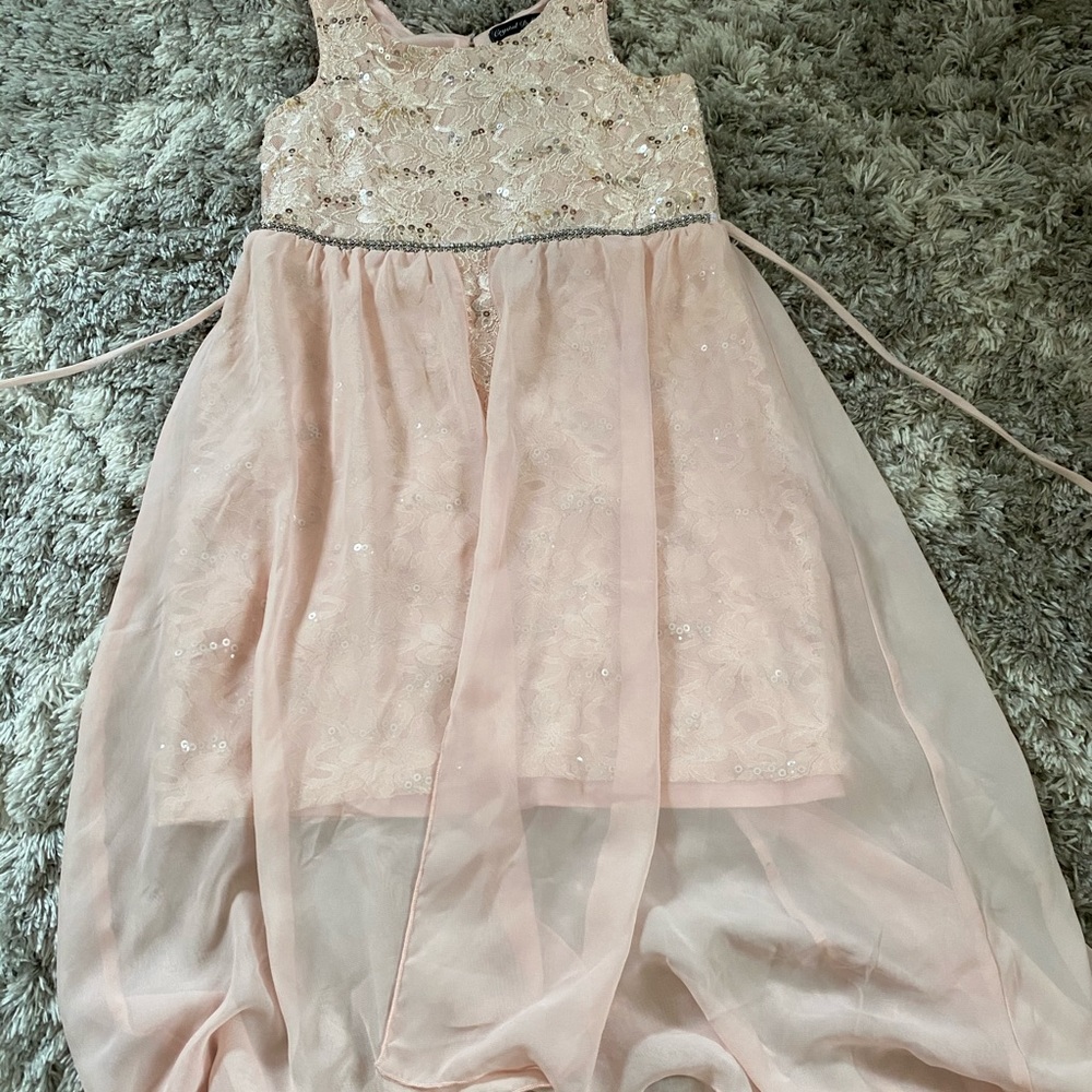 pink girls dress